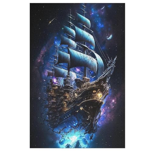 Piratnschiff,Boot Puzzles 1000 Teile Erwachsener Kniffel Spaß Für Die Ganze Familie, Holzpuzzle Kinder Erwachsene, Impossible Puzzle Schwer 78×53cm Piratnschiff,Boot Puzzles 1000 Teile Erwachsener Kniffel Spaß Für Die Ganze Familie, Holzpuzzle Kinder Erwachsene, Impossible Puzzle Schwer 78×53cm von LCWWW