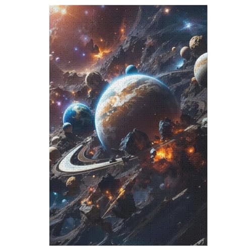 Planet Sternenhimmel Puzzles 1000 Teile Erwachsener Kniffel Spaß Für Die Ganze Familie, Holzpuzzle Kinder Erwachsene, Impossible Puzzle Schwer 78×53cm Planet Sternenhimmel Puzzles 1000 Teile Erwachsener Kniffel Spaß Für Die Ganze Familie, Holzpuzzle Kinder Erwachsene, Impossible Puzzle Schwer 78×53cm von LCWWW