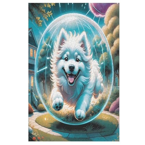Puzzle 1000 Teile Cute Hund Holzpuzzle Für Erwachsene Lernspiel Herausforderungsspielzeug The Puzzles Für Erwachsene Kinder 78×53cm Puzzle 1000 Teile Cute Hund Holzpuzzle Für Erwachsene Lernspiel Herausforderungsspielzeug The Puzzles Für Erwachsene Kinder 78×53cm von LCWWW