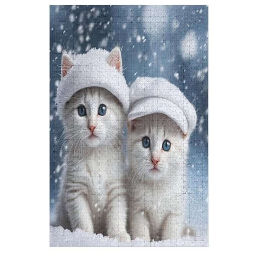 Puzzle 1000 Teile Cute Katze Holzpuzzle Für Erwachsene Lernspiel Herausforderungsspielzeug The Puzzles Für Erwachsene Kinder 78×53cm Puzzle 1000 Teile Cute Katze Holzpuzzle Für Erwachsene Lernspiel Herausforderungsspielzeug The Puzzles Für Erwachsene Kinder 78×53cm von LCWWW