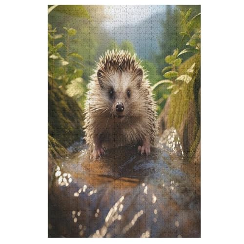 Puzzle 1000 Teile Igel Holzpuzzle Für Erwachsene Lernspiel Herausforderungsspielzeug The Puzzles Für Erwachsene Kinder 78×53cm Puzzle 1000 Teile Igel Holzpuzzle Für Erwachsene Lernspiel Herausforderungsspielzeug The Puzzles Für Erwachsene Kinder 78×53cm von LCWWW