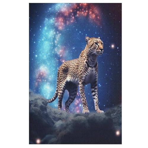 Puzzle 1000 Teile Leopard Holzpuzzle Für Erwachsene Lernspiel Herausforderungsspielzeug The Puzzles Für Erwachsene Kinder 78×53cm Puzzle 1000 Teile Leopard Holzpuzzle Für Erwachsene Lernspiel Herausforderungsspielzeug The Puzzles Für Erwachsene Kinder 78×53cm von LCWWW
