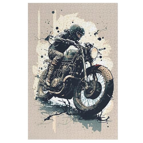 Puzzle 1000 Teile Motorrad Holzpuzzle Für Erwachsene Lernspiel Herausforderungsspielzeug The Puzzles Für Erwachsene Kinder 78×53cm Puzzle 1000 Teile Motorrad Holzpuzzle Für Erwachsene Lernspiel Herausforderungsspielzeug The Puzzles Für Erwachsene Kinder 78×53cm von LCWWW
