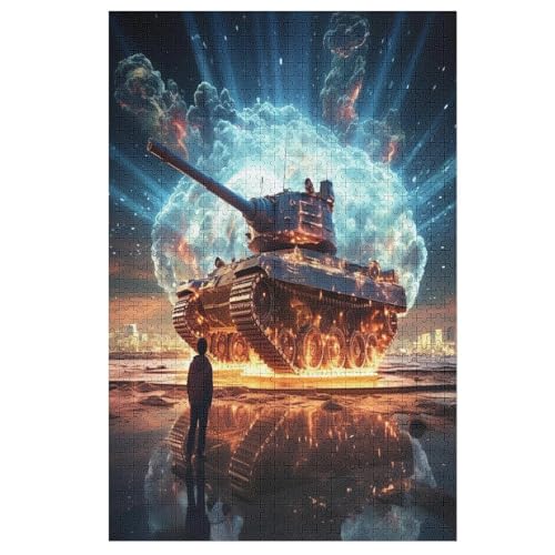 Puzzle 1000 Teile Panzer Holzpuzzle Für Erwachsene Lernspiel Herausforderungsspielzeug The Puzzles Für Erwachsene Kinder 78×53cm Puzzle 1000 Teile Panzer Holzpuzzle Für Erwachsene Lernspiel Herausforderungsspielzeug The Puzzles Für Erwachsene Kinder 78×53cm von LCWWW