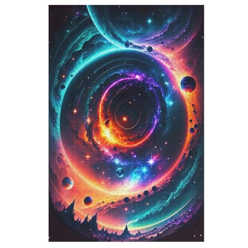 Puzzle 1000 Teile Planet Starry Sky Holzpuzzle Für Erwachsene Lernspiel Herausforderungsspielzeug The Puzzles Für Erwachsene Kinder 78×53cm Puzzle 1000 Teile Planet Starry Sky Holzpuzzle Für Erwachsene Lernspiel Herausforderungsspielzeug The Puzzles Für Erwachsene Kinder 78×53cm von LCWWW