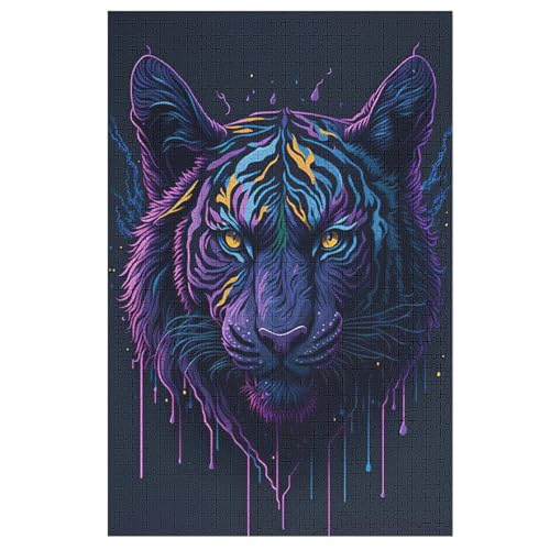 Puzzle 1000 Teile Tiger Holzpuzzle Für Erwachsene Lernspiel Herausforderungsspielzeug The Puzzles Für Erwachsene Kinder 78×53cm Puzzle 1000 Teile Tiger Holzpuzzle Für Erwachsene Lernspiel Herausforderungsspielzeug The Puzzles Für Erwachsene Kinder 78×53cm von LCWWW