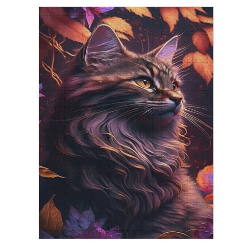 Puzzle 500 Teile Katze Holzpuzzle Für Erwachsene Lernspiel Herausforderungsspielzeug The Puzzles Für Erwachsene Kinder 55×41cm Puzzle 500 Teile Katze Holzpuzzle Für Erwachsene Lernspiel Herausforderungsspielzeug The Puzzles Für Erwachsene Kinder 55×41cm von LCWWW
