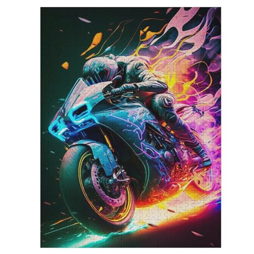 Puzzle 500 Teile Motorrad Holzpuzzle Für Erwachsene Lernspiel Herausforderungsspielzeug The Puzzles Für Erwachsene Kinder 55×41cm Puzzle 500 Teile Motorrad Holzpuzzle Für Erwachsene Lernspiel Herausforderungsspielzeug The Puzzles Für Erwachsene Kinder 55×41cm von LCWWW