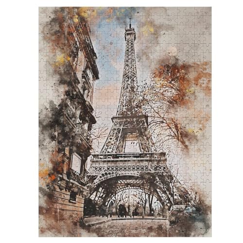 Puzzle 500 Teile Pariser Turm Holzpuzzle Für Erwachsene Lernspiel Herausforderungsspielzeug The Puzzles Für Erwachsene Kinder 55×41cm Puzzle 500 Teile Pariser Turm Holzpuzzle Für Erwachsene Lernspiel Herausforderungsspielzeug The Puzzles Für Erwachsene Kinder 55×41cm von LCWWW
