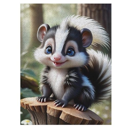 Puzzle 500 Teile Stinktier Holzpuzzle Für Erwachsene Lernspiel Herausforderungsspielzeug The Puzzles Für Erwachsene Kinder 55×41cm Puzzle 500 Teile Stinktier Holzpuzzle Für Erwachsene Lernspiel Herausforderungsspielzeug The Puzzles Für Erwachsene Kinder 55×41cm von LCWWW