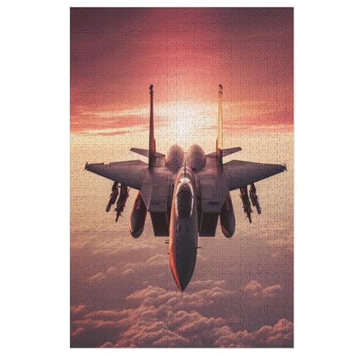 Puzzle Flugzeug Kämpfer, 1000 Puzzleteile Für Kinder, Holzpuzzles, Geeignet Für Erwachsene Lernspiel, 78×53cm Puzzle Flugzeug Kämpfer, 1000 Puzzleteile Für Kinder, Holzpuzzles, Geeignet Für Erwachsene Lernspiel, 78×53cm von LCWWW