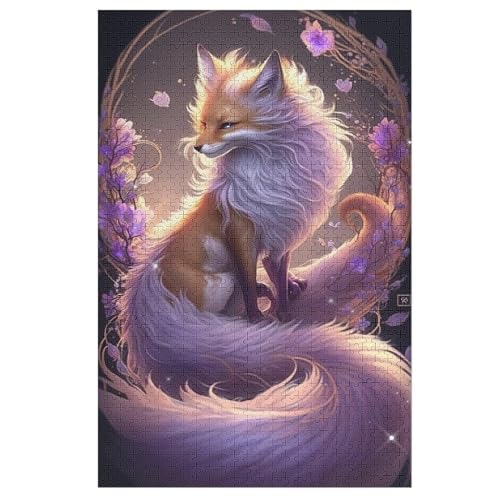 Puzzle Fuchs, 1000 Puzzleteile Für Kinder, Holzpuzzles, Geeignet Für Erwachsene Lernspiel, 78×53cm Puzzle Fuchs, 1000 Puzzleteile Für Kinder, Holzpuzzles, Geeignet Für Erwachsene Lernspiel, 78×53cm von LCWWW