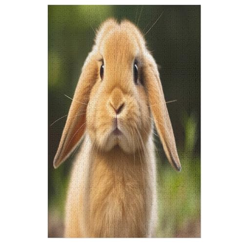 Puzzle Für Erwachsene, 1000 Teile, Kaninchen, Holzpuzzle, Geburtstagsgeschenke, Puzzle Wanddekoration 78×53cm Puzzle Für Erwachsene, 1000 Teile, Kaninchen, Holzpuzzle, Geburtstagsgeschenke, Puzzle Wanddekoration 78×53cm von LCWWW