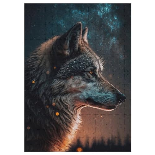 Puzzle Für Erwachsene, 300 Teile, Wolf, Holzpuzzle, Geburtstagsgeschenke, Puzzle Wanddekoration 42×30cm Puzzle Für Erwachsene, 300 Teile, Wolf, Holzpuzzle, Geburtstagsgeschenke, Puzzle Wanddekoration 42×30cm von LCWWW