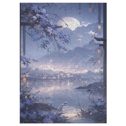 Puzzle Für Erwachsene, Japan Style Puzzles, 300-teiliges Holzpuzzle, Geeignet Für Erwachsene Und Kinder Ab 12 Jahren, Tolles Geschenk 42×30cm von LCWWW