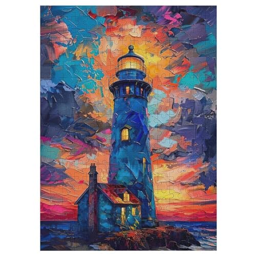 Puzzle Für Erwachsene, Leuchtturm Puzzles, 300-teiliges Holzpuzzle, Geeignet Für Erwachsene Und Kinder Ab 12 Jahren, Tolles Geschenk 42×30cm Puzzle Für Erwachsene, Leuchtturm Puzzles, 300-teiliges Holzpuzzle, Geeignet Für Erwachsene Und Kinder Ab 12 Jahren, Tolles Geschenk 42×30cm von LCWWW