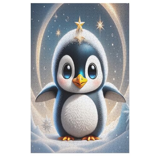 Puzzle Für Erwachsene, Pinguin, 1000 Puzzleteile Für Kinder, Holzpuzzles, Geeignet Für Erwachsene Lernspiel, 78×53cm Puzzle Für Erwachsene, Pinguin, 1000 Puzzleteile Für Kinder, Holzpuzzles, Geeignet Für Erwachsene Lernspiel, 78×53cm von LCWWW