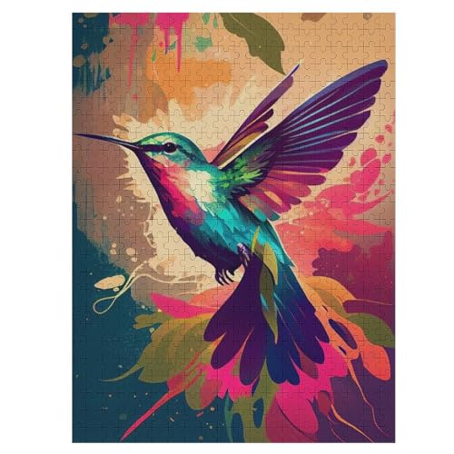 Puzzle Für Kinder, HummingVogel -Puzzles Für Erwachsene, 500-teiliges Holzpuzzle Für Jugendliche Und Erwachsene, Tolles 55×41cm Puzzle Für Kinder, HummingVogel -Puzzles Für Erwachsene, 500-teiliges Holzpuzzle Für Jugendliche Und Erwachsene, Tolles 55×41cm von LCWWW