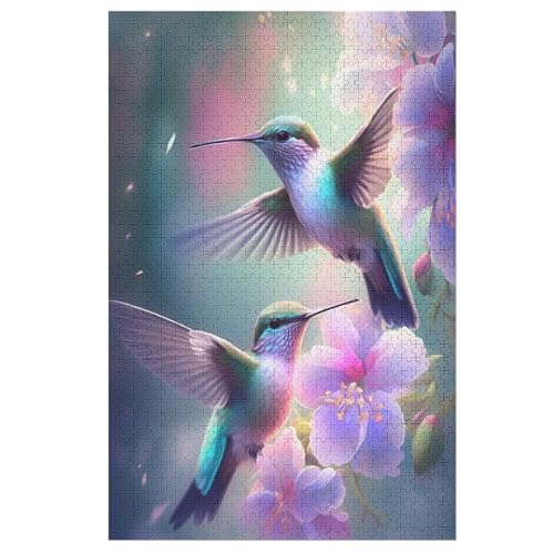 Puzzle HummingVogel, 1000 Puzzleteile Für Kinder, Holzpuzzles, Geeignet Für Erwachsene Lernspiel, 78×53cm Puzzle HummingVogel, 1000 Puzzleteile Für Kinder, Holzpuzzles, Geeignet Für Erwachsene Lernspiel, 78×53cm von LCWWW