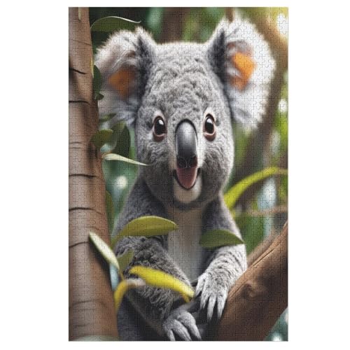 Puzzle Koala, 1000 Puzzleteile Für Kinder, Holzpuzzles, Geeignet Für Erwachsene Lernspiel, 78×53cm Puzzle Koala, 1000 Puzzleteile Für Kinder, Holzpuzzles, Geeignet Für Erwachsene Lernspiel, 78×53cm von LCWWW