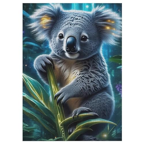 Puzzle Koala, 300 Puzzleteile Für Kinder, Holzpuzzles, Geeignet Für Erwachsene Lernspiel, 42×30cm Puzzle Koala, 300 Puzzleteile Für Kinder, Holzpuzzles, Geeignet Für Erwachsene Lernspiel, 42×30cm von LCWWW