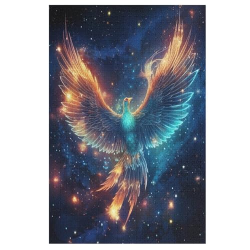 Puzzle Phönix, 1000 Puzzleteile Für Kinder, Holzpuzzles, Geeignet Für Erwachsene Lernspiel, 78×53cm Puzzle Phönix, 1000 Puzzleteile Für Kinder, Holzpuzzles, Geeignet Für Erwachsene Lernspiel, 78×53cm von LCWWW