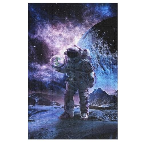 Puzzles Astronaut, 1000 Teile, Puzzle Aus Holz Für Erwachsene Und Kinder Ab 12 Jahren, Lernspielzeug 78×53cm Puzzles Astronaut, 1000 Teile, Puzzle Aus Holz Für Erwachsene Und Kinder Ab 12 Jahren, Lernspielzeug 78×53cm von LCWWW