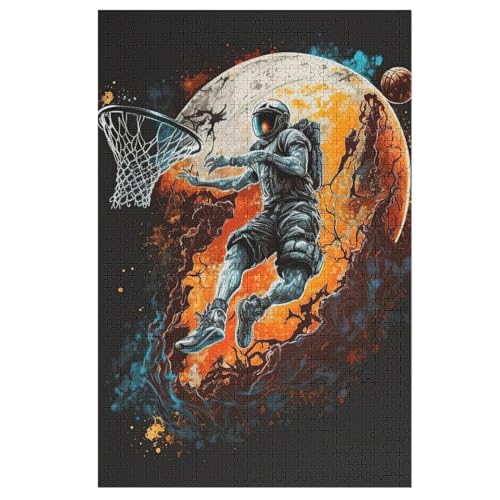 Puzzles Astronaut, 1000 Teile, Puzzle Aus Holz Für Erwachsene Und Kinder Ab 12 Jahren, Lernspielzeug 78×53cm Puzzles Astronaut, 1000 Teile, Puzzle Aus Holz Für Erwachsene Und Kinder Ab 12 Jahren, Lernspielzeug 78×53cm von LCWWW