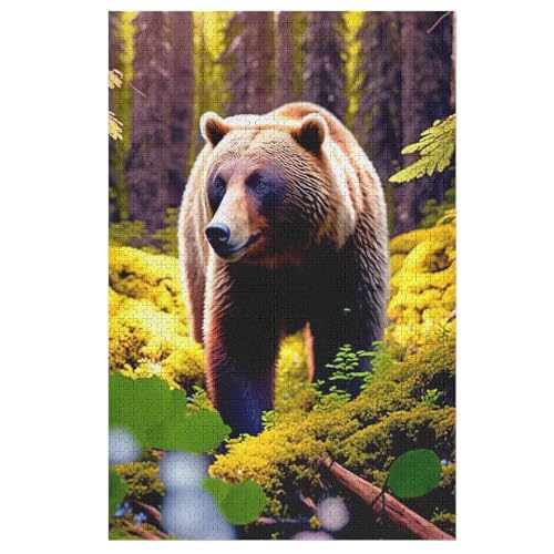 Puzzles Bär, 1000 Teile, Puzzle Aus Holz Für Erwachsene Und Kinder Ab 12 Jahren, Lernspielzeug 78×53cm Puzzles Bär, 1000 Teile, Puzzle Aus Holz Für Erwachsene Und Kinder Ab 12 Jahren, Lernspielzeug 78×53cm von LCWWW