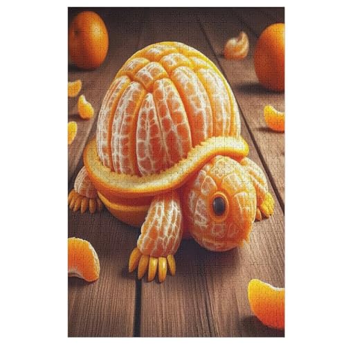 Puzzles Cute Schildkröte, 1000 Teile, Puzzle Aus Holz Für Erwachsene Und Kinder Ab 12 Jahren, Lernspielzeug 78×53cm Puzzles Cute Schildkröte, 1000 Teile, Puzzle Aus Holz Für Erwachsene Und Kinder Ab 12 Jahren, Lernspielzeug 78×53cm von LCWWW