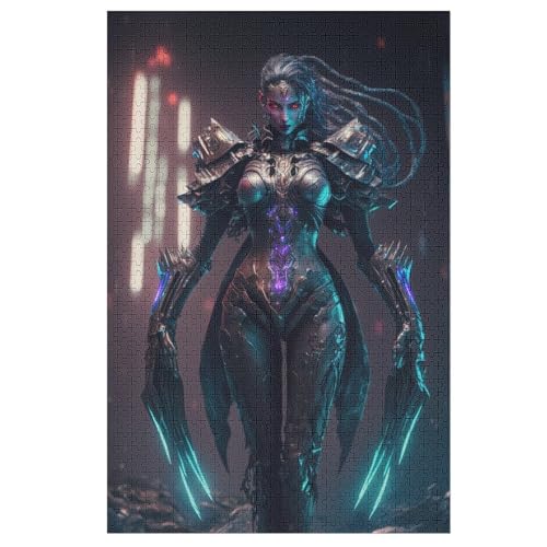 Puzzles Cyborg, 1000 Teile, Puzzle Aus Holz Für Erwachsene Und Kinder Ab 12 Jahren, Lernspielzeug 78×53cm Puzzles Cyborg, 1000 Teile, Puzzle Aus Holz Für Erwachsene Und Kinder Ab 12 Jahren, Lernspielzeug 78×53cm von LCWWW