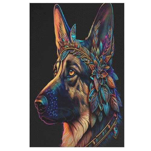 Puzzles Deutscher Schäferhund, 1000-teiliges Holzpuzzle Für Erwachsene Und Kinder Ab 12 Jahren. Tolles Geschenk Für Erwachsene 78×53cm Puzzles Deutscher Schäferhund, 1000-teiliges Holzpuzzle Für Erwachsene Und Kinder Ab 12 Jahren. Tolles Geschenk Für Erwachsene 78×53cm von LCWWW