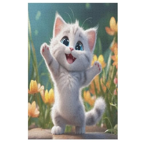 Puzzles Für Erwachsene, 1000 Teile, Cute Katze, Kreative Holzpuzzles, Praktisches Spiel, Familiendekoration 78×53cm Puzzles Für Erwachsene, 1000 Teile, Cute Katze, Kreative Holzpuzzles, Praktisches Spiel, Familiendekoration 78×53cm von LCWWW
