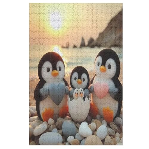 Puzzles Für Erwachsene, 1000 Teile, Cute Pinguin, Kreative Holzpuzzles, Praktisches Spiel, Familiendekoration 78×53cm Puzzles Für Erwachsene, 1000 Teile, Cute Pinguin, Kreative Holzpuzzles, Praktisches Spiel, Familiendekoration 78×53cm von LCWWW