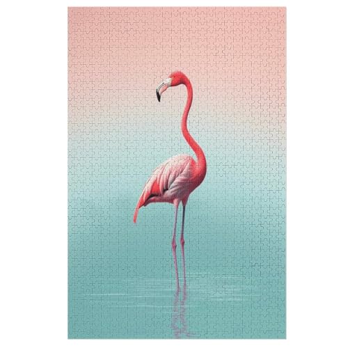 Puzzles Für Erwachsene, 1000 Teile, Flamingo, Kreative Holzpuzzles, Praktisches Spiel, Familiendekoration 78×53cm Puzzles Für Erwachsene, 1000 Teile, Flamingo, Kreative Holzpuzzles, Praktisches Spiel, Familiendekoration 78×53cm von LCWWW