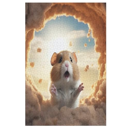 Puzzles Für Erwachsene, 1000 Teile, Hamster, Kreative Holzpuzzles, Praktisches Spiel, Familiendekoration 78×53cm Puzzles Für Erwachsene, 1000 Teile, Hamster, Kreative Holzpuzzles, Praktisches Spiel, Familiendekoration 78×53cm von LCWWW