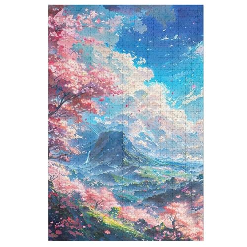 Puzzles Für Erwachsene, 1000 Teile, Japan Style, Kreative Holzpuzzles, Praktisches Spiel, Familiendekoration 78×53cm Puzzles Für Erwachsene, 1000 Teile, Japan Style, Kreative Holzpuzzles, Praktisches Spiel, Familiendekoration 78×53cm von LCWWW