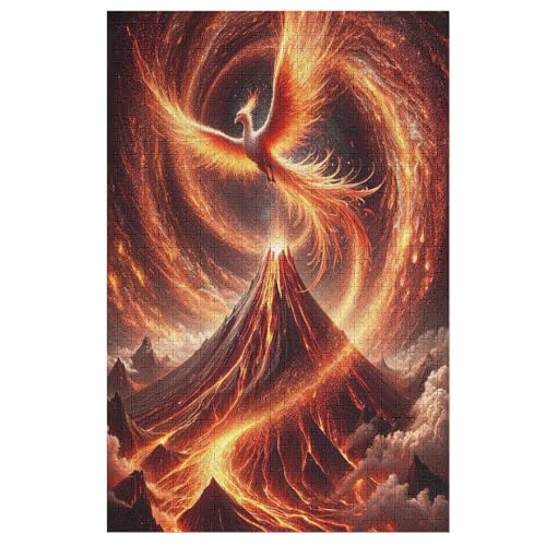 Puzzles Für Erwachsene, 1000 Teile, Phönix, Kreative Holzpuzzles, Praktisches Spiel, Familiendekoration 78×53cm Puzzles Für Erwachsene, 1000 Teile, Phönix, Kreative Holzpuzzles, Praktisches Spiel, Familiendekoration 78×53cm von LCWWW