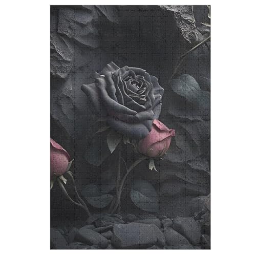 Puzzles Für Erwachsene, 1000 Teile, Rose, Kreative Holzpuzzles, Praktisches Spiel, Familiendekoration 78×53cm Puzzles Für Erwachsene, 1000 Teile, Rose, Kreative Holzpuzzles, Praktisches Spiel, Familiendekoration 78×53cm von LCWWW