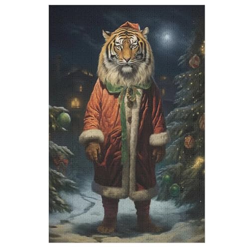 Puzzles Für Erwachsene, 1000 Teile, Tiger, Kreative Holzpuzzles, Praktisches Spiel, Familiendekoration 78×53cm Puzzles Für Erwachsene, 1000 Teile, Tiger, Kreative Holzpuzzles, Praktisches Spiel, Familiendekoration 78×53cm von LCWWW