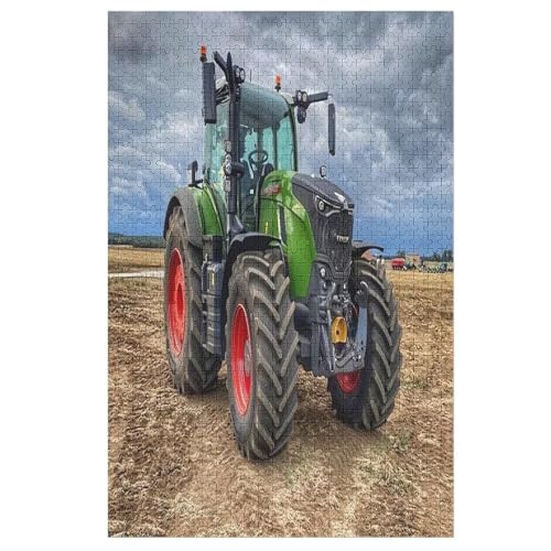 Puzzles Für Erwachsene, 1000 Teile, Traktor, Kreative Holzpuzzles, Praktisches Spiel, Familiendekoration 78×53cm von LCWWW