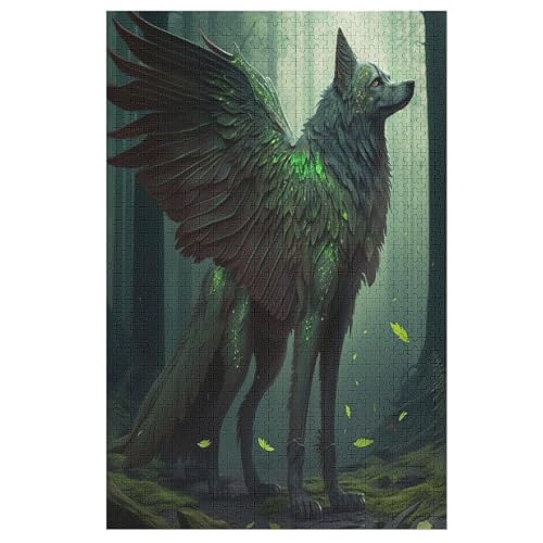 Puzzles Für Erwachsene, 1000 Teile, Wolf, Kreative Holzpuzzles, Praktisches Spiel, Familiendekoration 78×53cm Puzzles Für Erwachsene, 1000 Teile, Wolf, Kreative Holzpuzzles, Praktisches Spiel, Familiendekoration 78×53cm von LCWWW