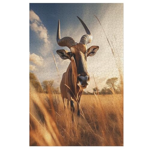 Puzzles Für Erwachsene, Antilope Puzzle, 1000 Teile, Kreatives, Geistiges Spielzeug, Kinder, Montagespiele 78×53cm Puzzles Für Erwachsene, Antilope Puzzle, 1000 Teile, Kreatives, Geistiges Spielzeug, Kinder, Montagespiele 78×53cm von LCWWW