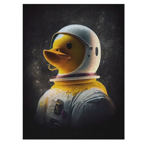 Puzzles Für Erwachsene, Duck Astronaut Puzzle, 500 Teile, Kreatives, Geistiges Spielzeug, Kinder, Montagespiele 55×41cm Puzzles Für Erwachsene, Duck Astronaut Puzzle, 500 Teile, Kreatives, Geistiges Spielzeug, Kinder, Montagespiele 55×41cm von LCWWW