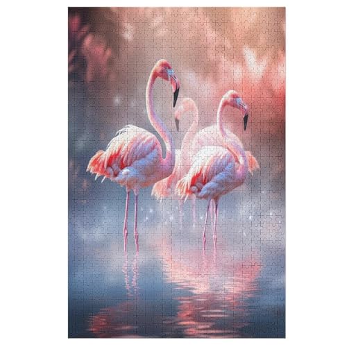 Puzzles Für Erwachsene, Flamingo Puzzle, 1000 Teile, Kreatives, Geistiges Spielzeug, Kinder, Montagespiele 78×53cm Puzzles Für Erwachsene, Flamingo Puzzle, 1000 Teile, Kreatives, Geistiges Spielzeug, Kinder, Montagespiele 78×53cm von LCWWW
