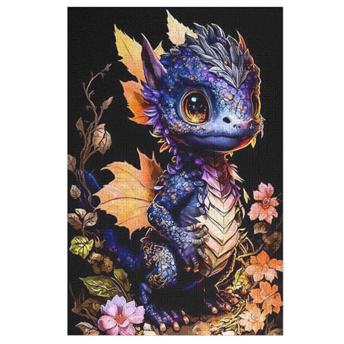 Puzzles Für Erwachsene, Flugsaurier Puzzle, 1000 Teile, Kreatives, Geistiges Spielzeug, Kinder, Montagespiele 78×53cm von LCWWW