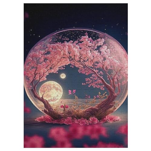 Puzzles Für Erwachsene, Kirschbaumkunst Japan Puzzle, 300 Teile, Kreatives, Geistiges Spielzeug, Kinder, Montagespiele 42×30cm Puzzles Für Erwachsene, Kirschbaumkunst Japan Puzzle, 300 Teile, Kreatives, Geistiges Spielzeug, Kinder, Montagespiele 42×30cm von LCWWW