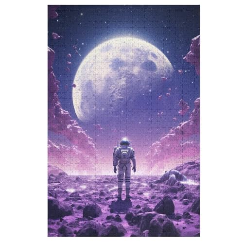 Puzzles Für Erwachsene Astronaut,1000-teilige Puzzle Für Kinder Ab 12 Jahren, Holzpuzzles Für Die Heimdekoration, 78×53cm Puzzles Für Erwachsene Astronaut,1000-teilige Puzzle Für Kinder Ab 12 Jahren, Holzpuzzles Für Die Heimdekoration, 78×53cm von LCWWW