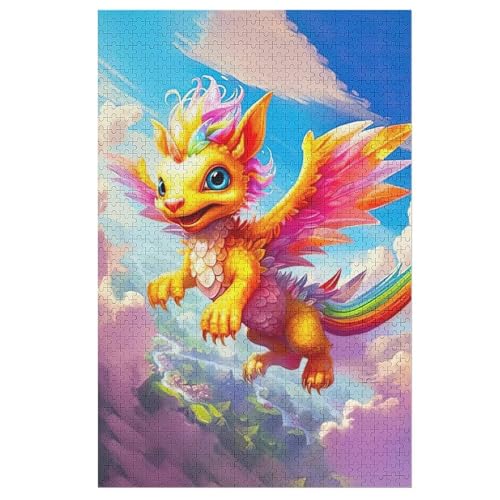 Puzzles Für Erwachsene Drache,1000-teilige Puzzle Für Kinder Ab 12 Jahren, Holzpuzzles Für Die Heimdekoration, 78×53cm Puzzles Für Erwachsene Drache,1000-teilige Puzzle Für Kinder Ab 12 Jahren, Holzpuzzles Für Die Heimdekoration, 78×53cm von LCWWW