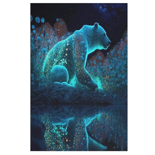 Puzzles Für Erwachsene Eisbär,1000-teilige Puzzle Für Kinder Ab 12 Jahren, Holzpuzzles Für Die Heimdekoration, 78×53cm Puzzles Für Erwachsene Eisbär,1000-teilige Puzzle Für Kinder Ab 12 Jahren, Holzpuzzles Für Die Heimdekoration, 78×53cm von LCWWW